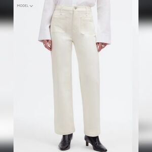 The Emmett Wide-Leg Full Length Jean: Patch Pocket Edition